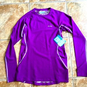 Columbia LS Purple Top NWT